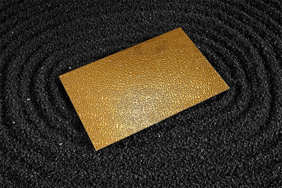 3D -Overlay Edelstahlblech